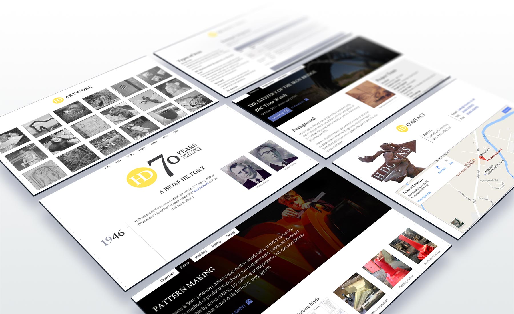 Landing page message