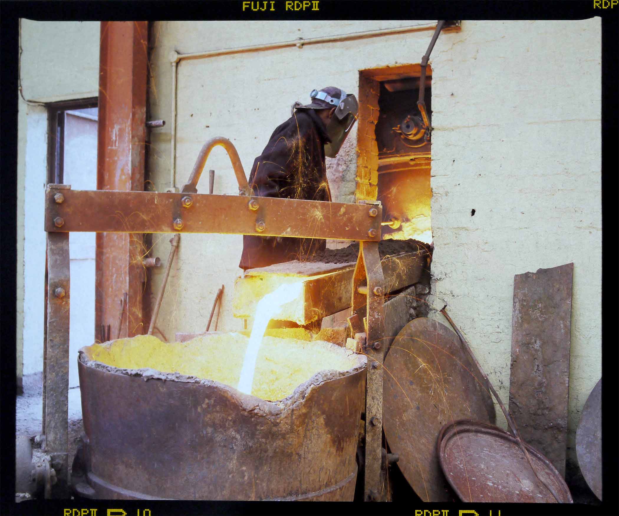Pouring the cast