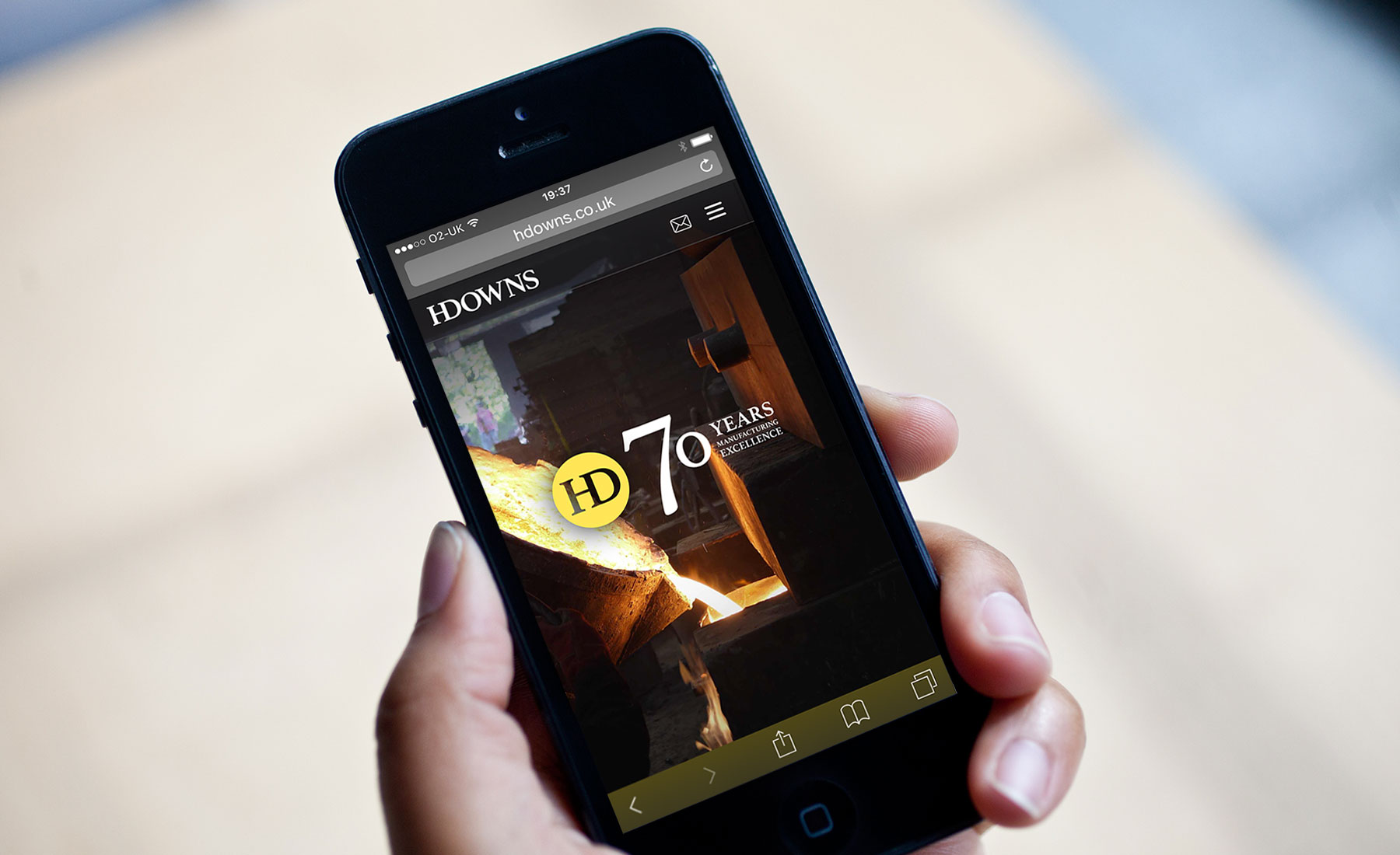Mobile landing page