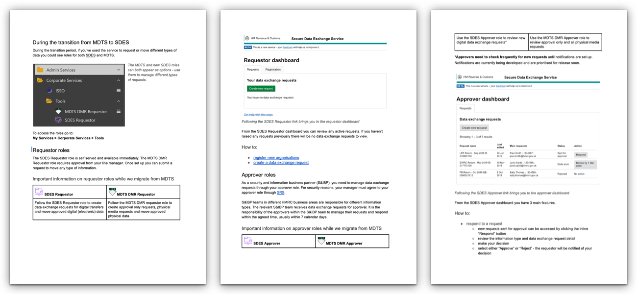 drafting service guidance